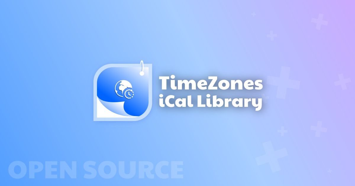 TimeZones iCal Library Easy access to the official time zones data